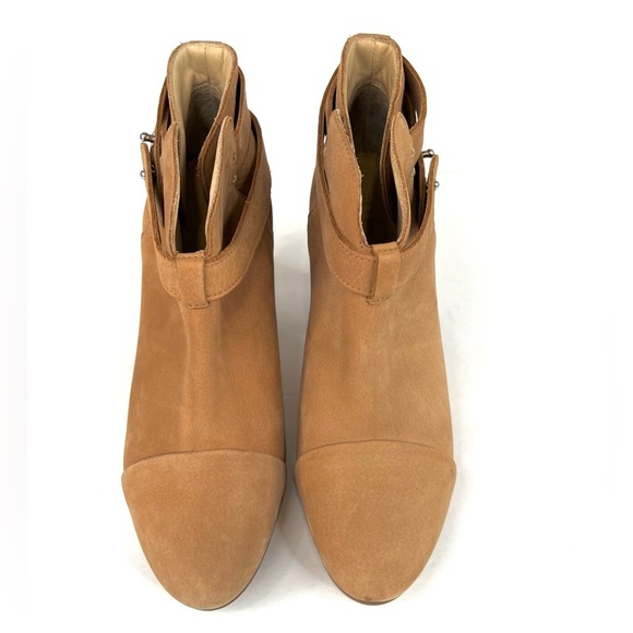 RAG & BONE HARROW CAMEL SUEDE ANKLE BOOTIES SIZE EU 39.5 - Picture 4 of 11